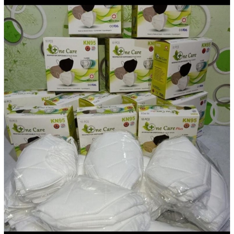 Masker KN95 One care warna putih