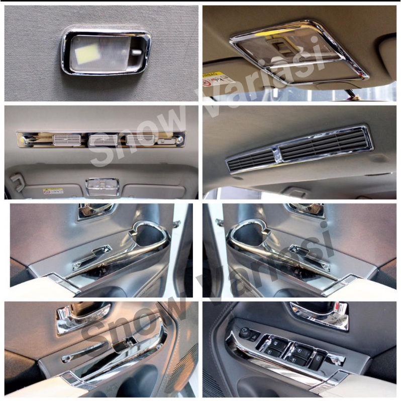 Paket Panel Dalam Interior Full Set All New Rush Terios 2018 2022 2023 Black Chrome