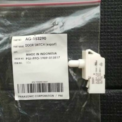 Saklar Lampu Kulkas Panasonic 2 Pintu Push Off Door Switch Original Asli Ori