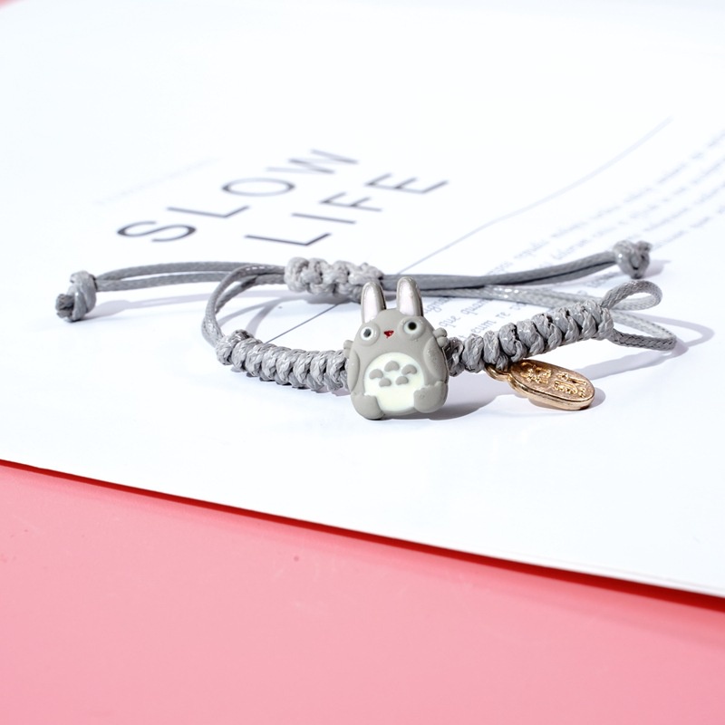 Gelang bear etnik bead Tali persahabatan Braided Bracelet/Friendship Adjustable Fashion Aksesoris-grey