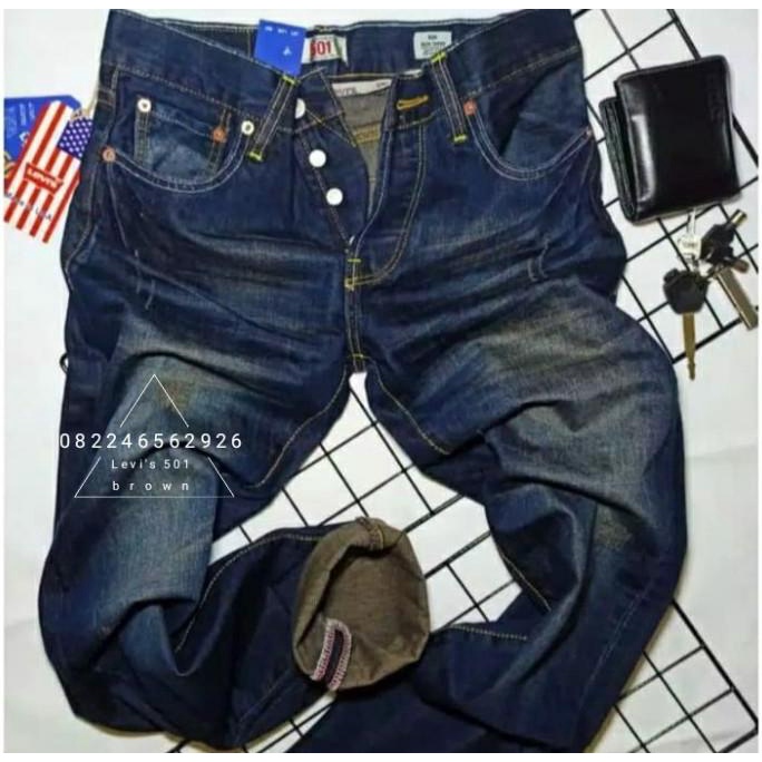 celana jeans pria lois original, celana panjang pria standard reguller Star Seller Termurah