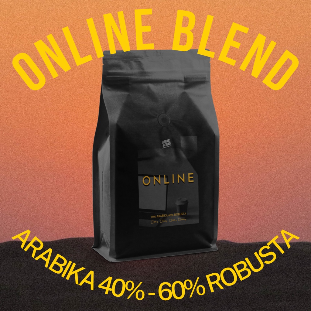 

Kopi Susu Espresso Arabika Robusta - Online Blend - Biji/Bubuk - 100g