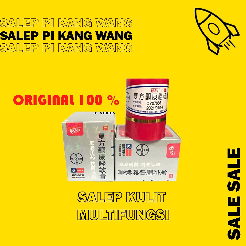 Obat Salep Gatal HL KL Salep Pi Kang Wang Pikangwang Original Bayer Asli Salep Gatel Kulit Kadas Kurap Panu Kutu Air Eksim Jamur-3