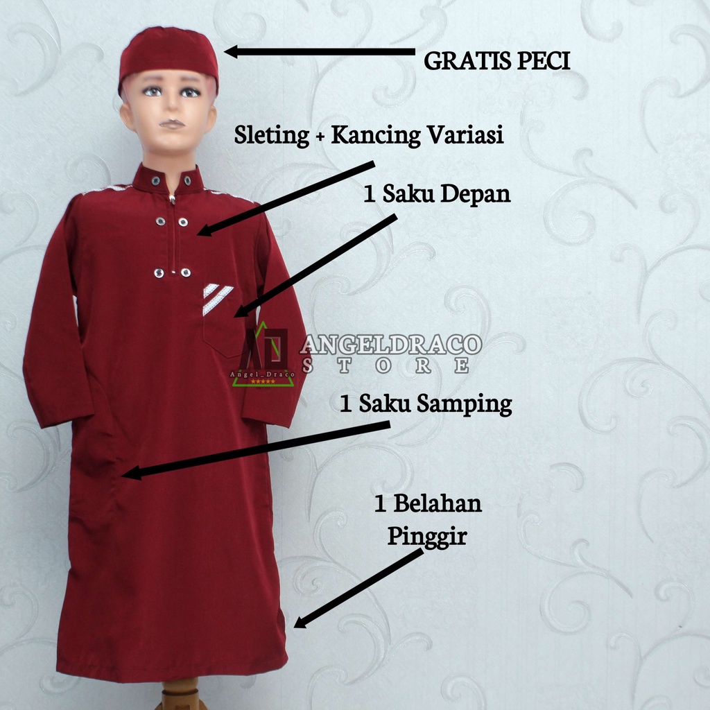 Koko Gamis Jubah Anak Laki Laki 0-15 Tahun