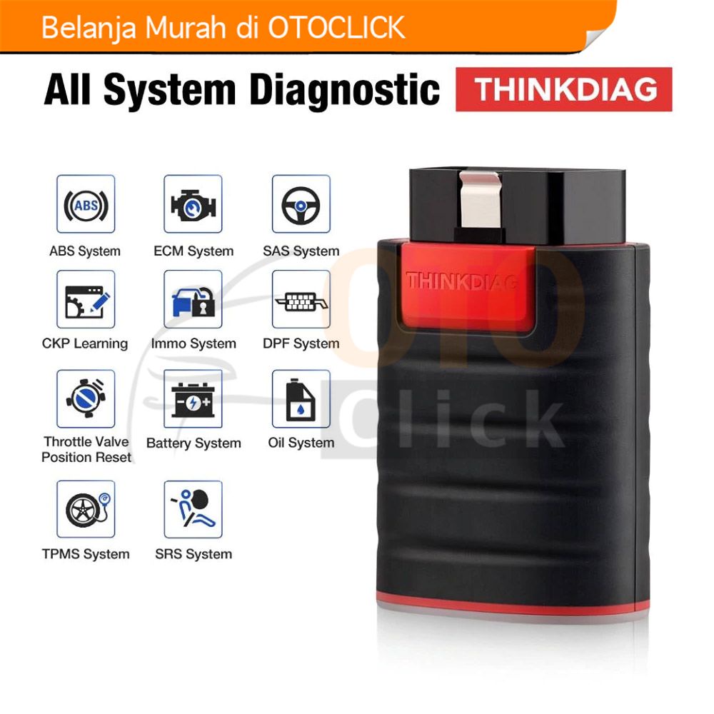 Peralatan Scanner Original Thinkdiag Software Diagzone PRO Semua Merk Mobil Scanner OBD2
