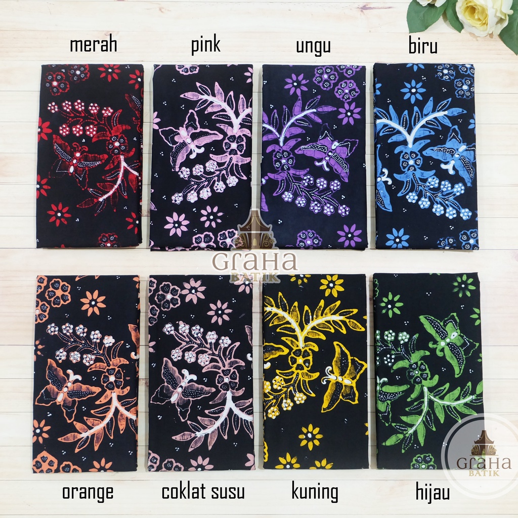 KAIN BATIK TULIS BAKARAN ASLI PATI BAHAN KATUN PREMIUM SAMPEK ENGTAY BUNGA