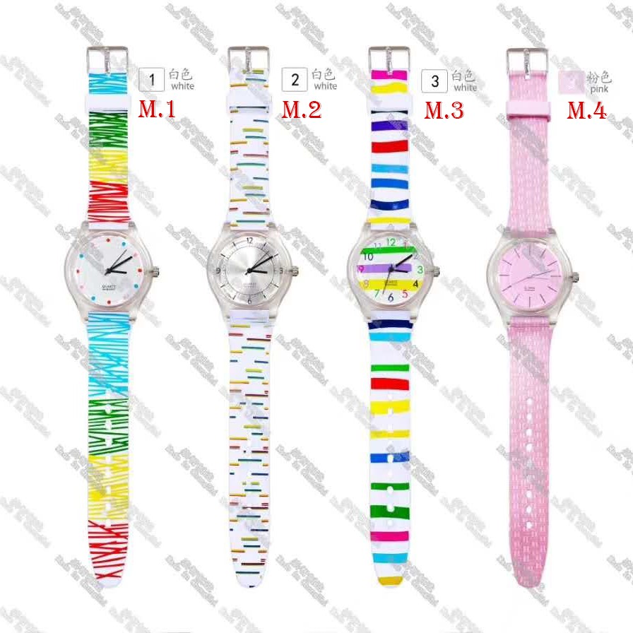 Jam Tangan Wanita Swatch Casual Watch Motif Banyak Warna 18 Model