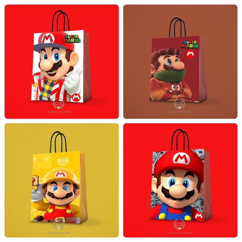 

Paper bag kado/paper bag kertas kado/goodie bag/tas kado paper bag/paper bag kado ulang tahun/tas kertas/hampers birthday/souvenir ultah/paperbag custom/paper bag super mario