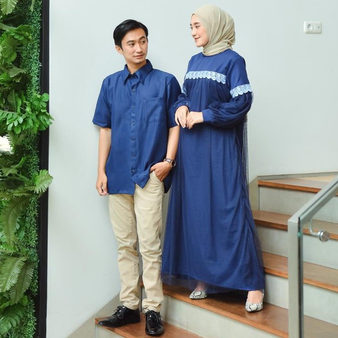 BAJU PASANGAN KONDANGAN PRIA WANITA MUSLIMAH / ZOYA COUPLE SETELAN / BAJU COUPLE MUSLIM SET 0009