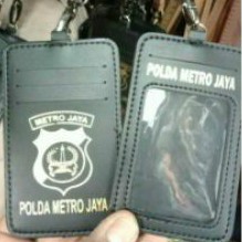 

gantungan ID card Polda metro jaya kalung nama Polda metro jaya