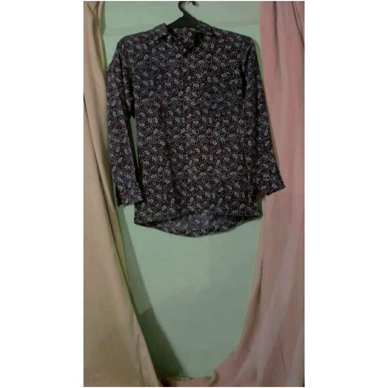 KEMEJA MOTIF PRELOVED/SECOND/BEKAS