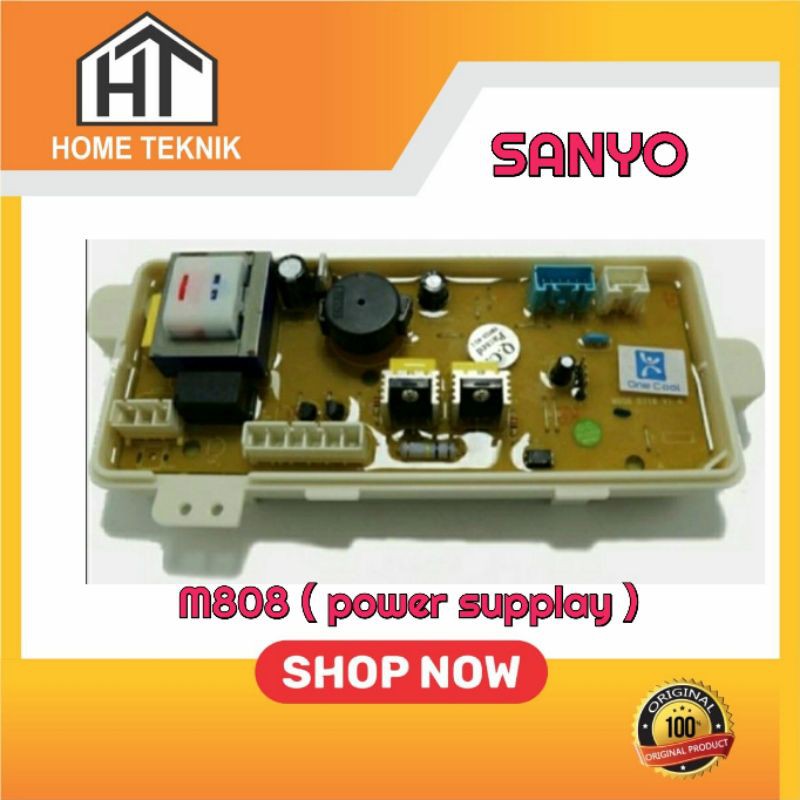 MODUL PCB MESIN CUCI SANYO ASW85SB ASW 86SB ( POWER SUPPLAY)