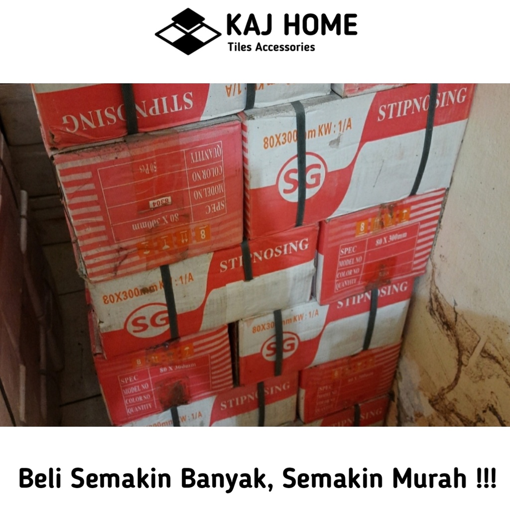 Lis Plin Granit  stepnosing ukuran 8 x 30 cm Import (Hanya Bisa Kurir Toko)