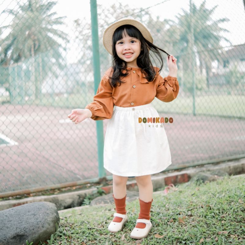 Little Arash | KIMIKO Blouse | Blouse anak perempuan | Atasan anak bahan linen