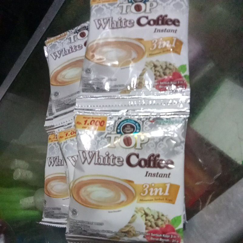 top white coffee renceng isi 12