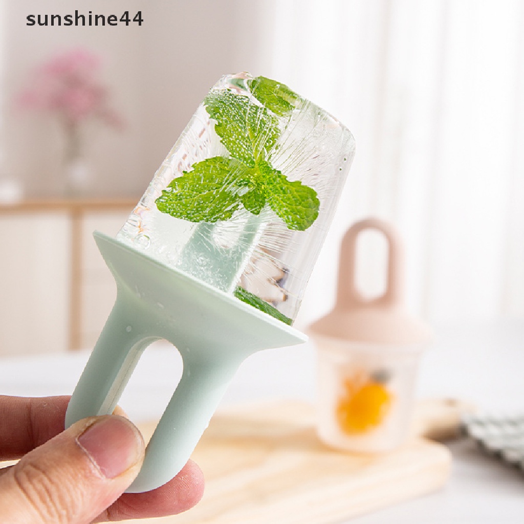 Sunshine Cetakan Es Krim / Loli / Buah / Milkshake Mini Bahan Silikon