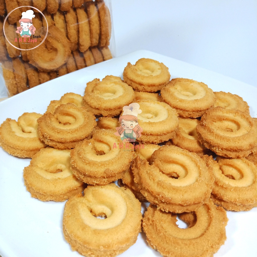 

BISKUIT VANILLA RING 1KG / BISKUIT MONDE KILOAN / BUTTER COOKIES VANILA RING