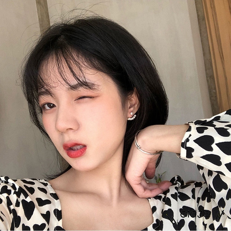 【COD】Korea Fashion Pearl Stud Earrings Wanita Perhiasan Aksesoris