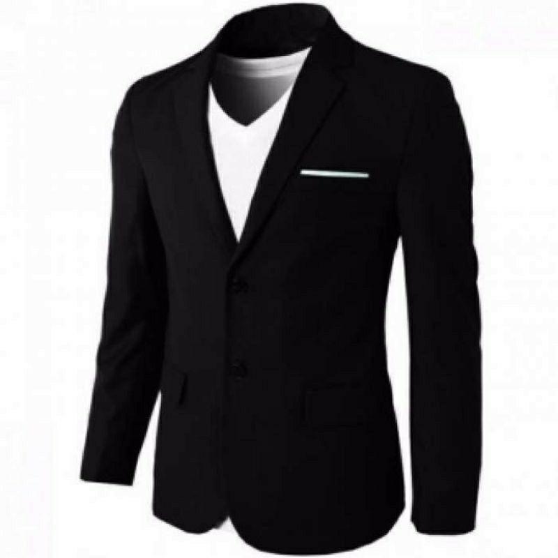 Jas - Jas pria hitam - Jas full hitam - Jas formal pria - Jas wisuda - Jas kantor