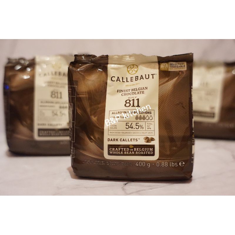 

Callebaut 811 Dark Chocolate 54,5% berat 400gr