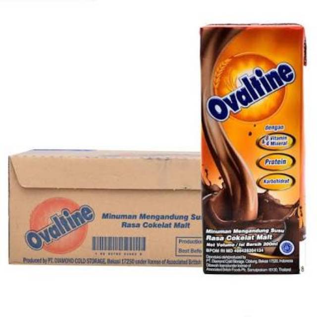 Ovaltine UHT 200ml X24 Choco Malt | Ovomaltine Swiss Viral 200 ml Susu