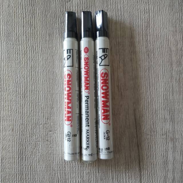 

Spidol Snowman Permanent AG 12 TERMURAH - PCS
