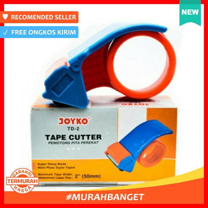 

Tape Cutter, Dispenser, Pemotong Lakban, Solasi, Isolasi Joyko - Pengikat & Perekat