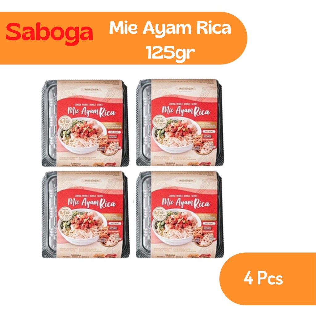 

Saboga Mie Ayam Rica 125gr | Bundling 4