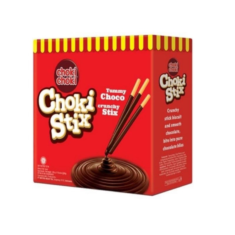 

Choki Choki Stik Coklat Isi 12 Sachet 27 gr