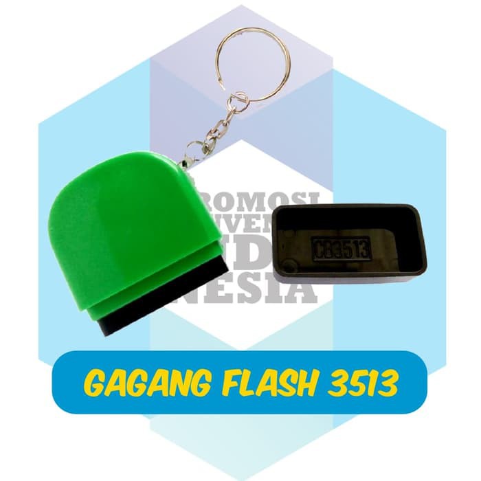 

Gagang stempel flash gantungan kunci 35 x 13 mm