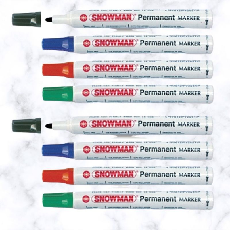 

Spidol Sepidol Permanen Snowman Permanent G-12 Satuan