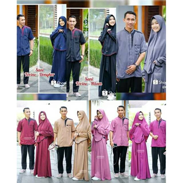 READY Gamis Set/Koko/Atasan Sani Couple By Zahrana - Kain Torino