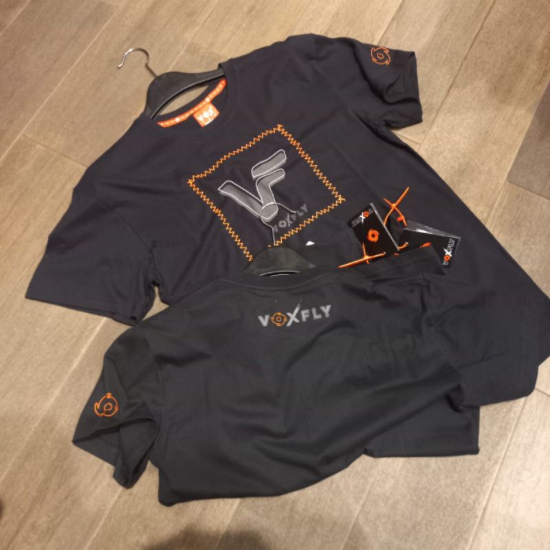 Kaos Voxfly Orange Square VF logo Original