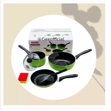 Maxim Innova 7 Pcs Set Cookware - Paket