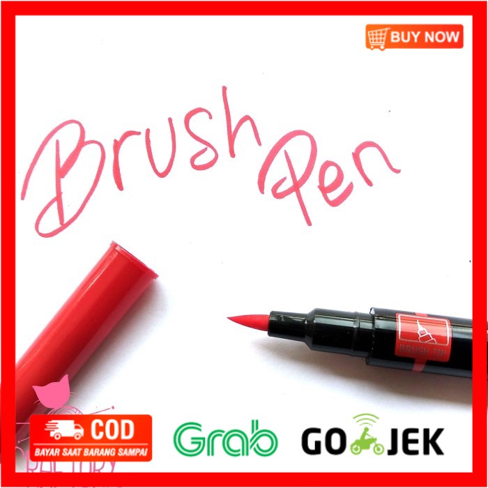 

(BISA COD) Snowman Brushpen Brush Pen Kuas Set 24 Warna BM-24 Lettering Doodle