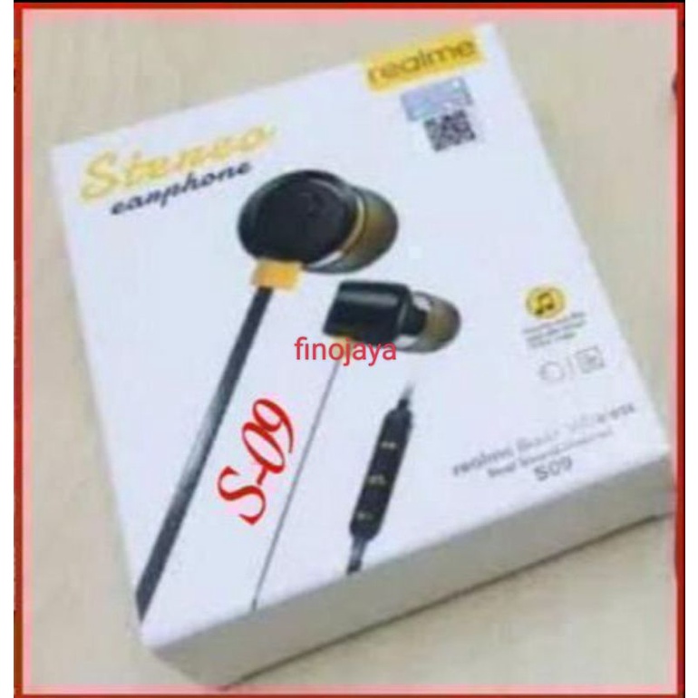 handset handfree Bluetooth Realme S09 Mahnic Kalung