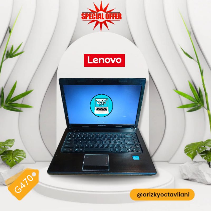 Lenovo G470 Intel Core i5-2 Ram 4GB Hdd 320GB VGA INTEL Webcam Dvd Wifi Bergaransi Bonus Tas