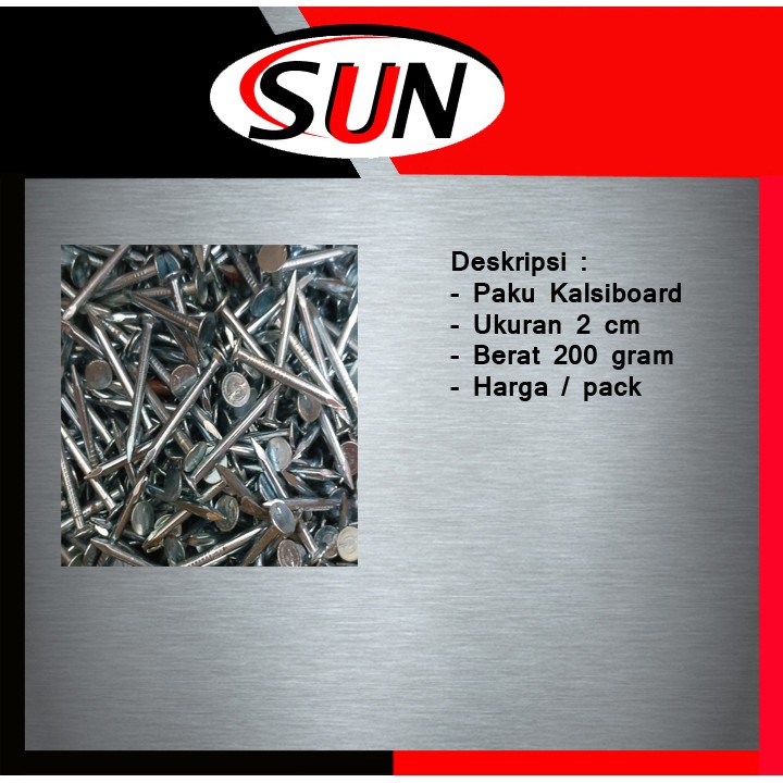 Paku Kalsi Board Plafon Grc 1 Inch 2 Cm 200 Gram Pack Bungkus