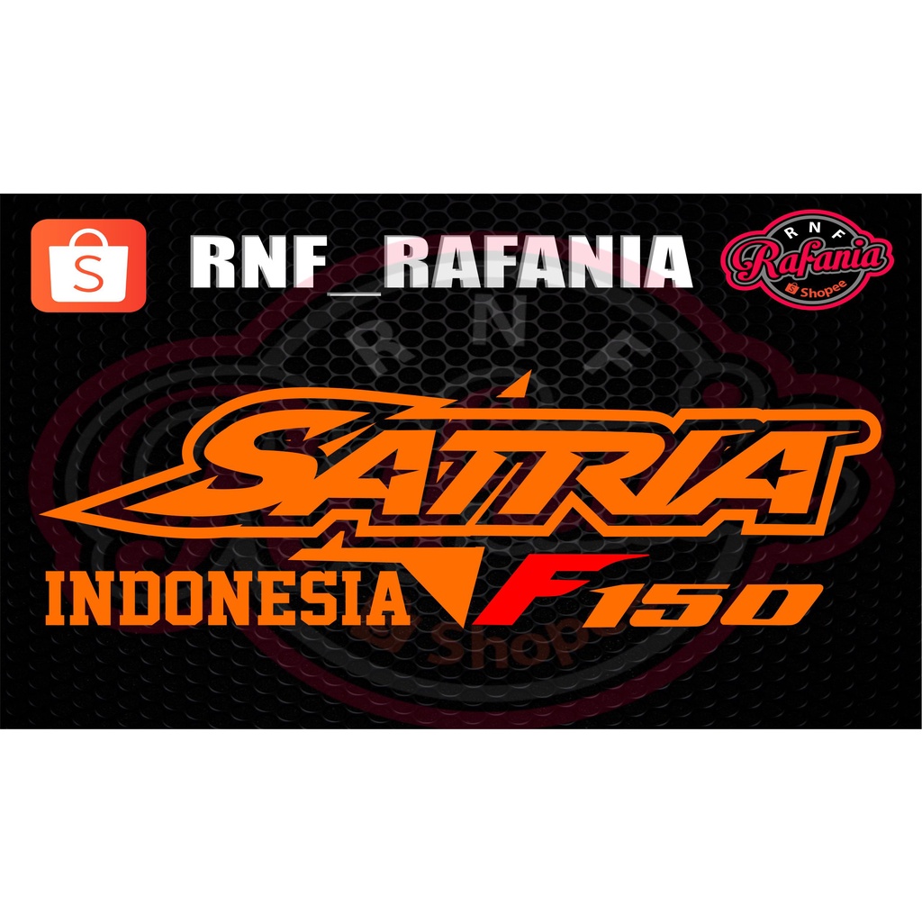 STICKER SATRIA F FU 150 LOGO SATRIA CUTTING STIKER