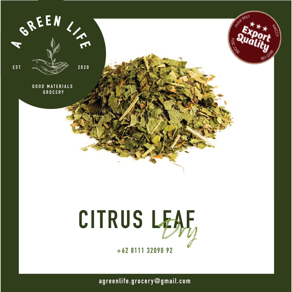 

Daun Jeruk Kering (Citrus Leaf Dry) 250gr Export Quality