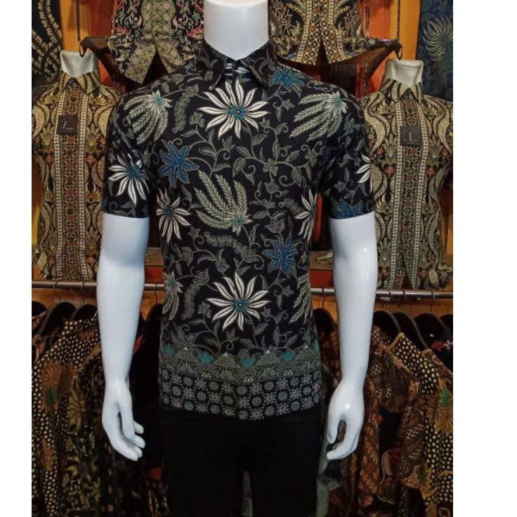 Baru Hem batik pria modern butik