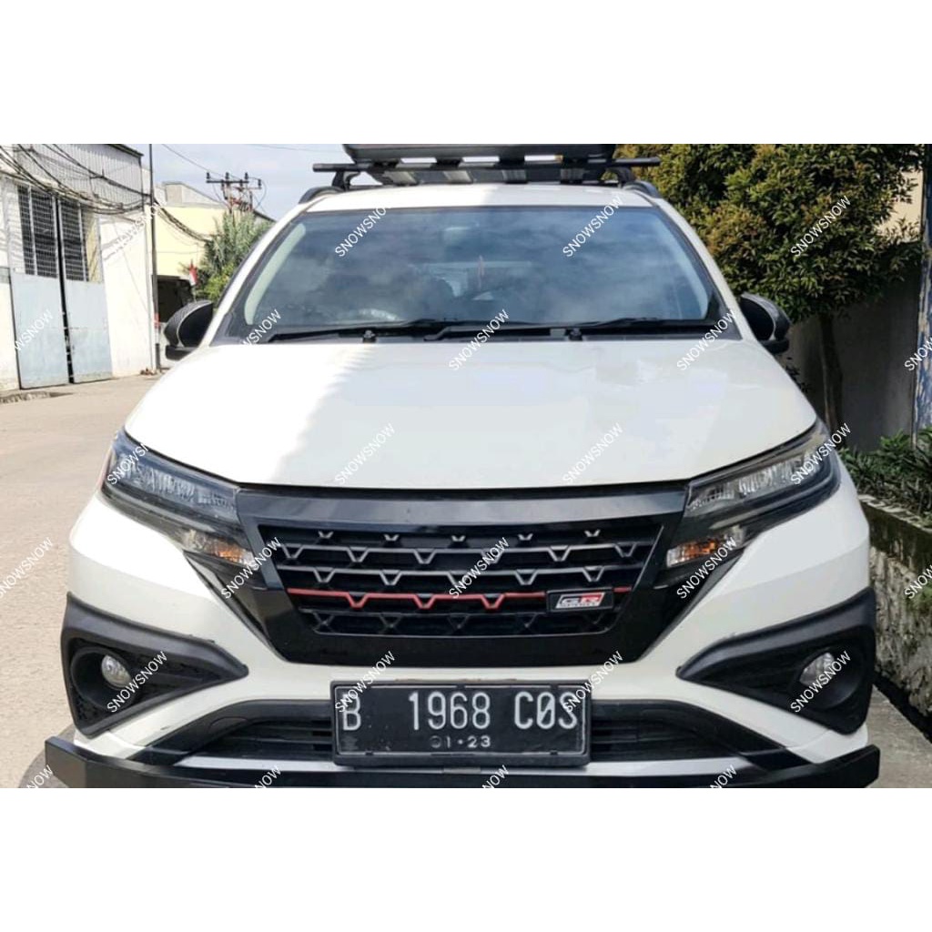 Grill Depan All New Rush Terios GR SPORT 2018 2020 2022 Hitam List Merah