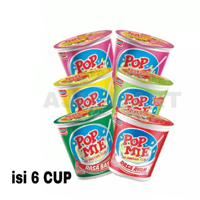 

Pop Mie Paket 6 cup
