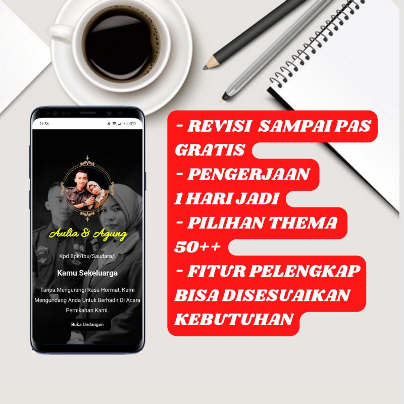 Undangan Website, Undangan Digital Pernikahan, Undangan Website Aqiqah, Undangan Website Sunatan, Un