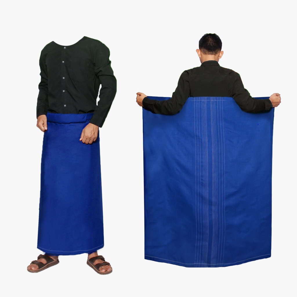 Sarung Tenun Pria Polos Garis Dewasa