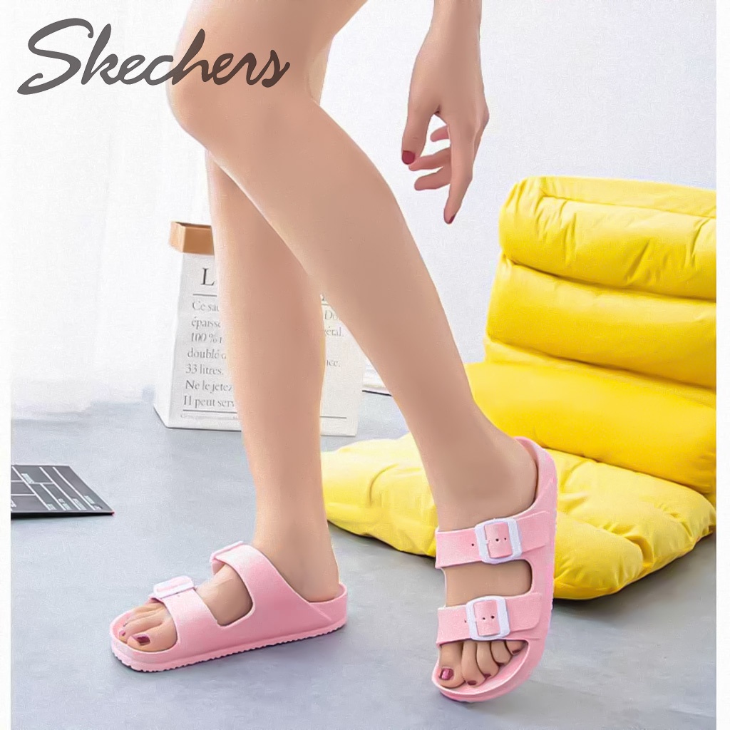 Sandal Wanita Tali Skechers Sendal Selop Sketchers Cewek Terbaru Sandal Slipper Wanita Kekinian Sandal Cewek Skecher Sandal Terbaru Slide