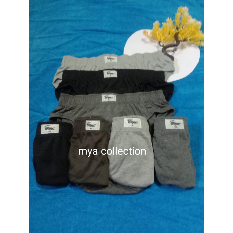 6 pcs - celana dalam pria crocodil