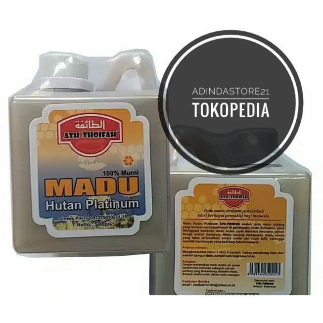 

Madu Hutan Platinum Ath Thoifah Madu Hutan Murni 500 Gram Terlaris - MMD1084