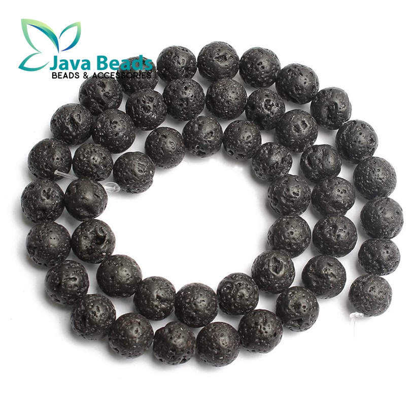 Manik Batu Lava Stone Lava Rock Beads