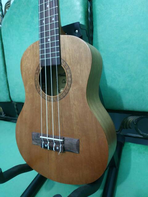 Ukulele Elektrik Tenor Cowboy Coklat Tua Eq Toner Murah Jakarta